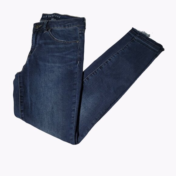 Articles Of Society Jeans Womens Size 26 Skinny Low Rise Medium Wash Denim Pants - Picture 1 of 7